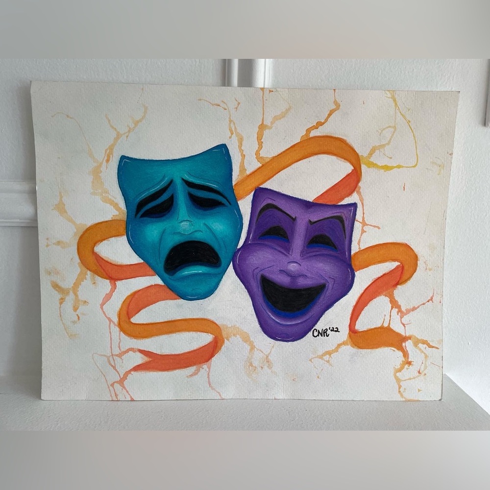🎨 Handmade Mixed-Media Print - Picture 2 of 2